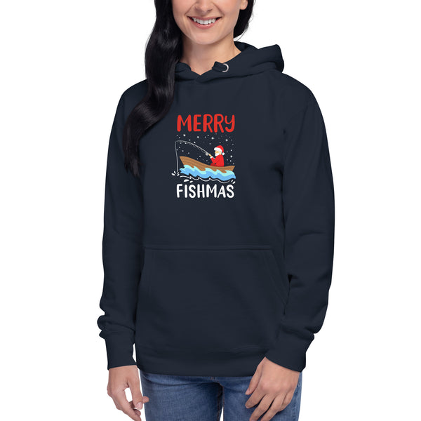 Merry Fishmas Unisex Hoodie