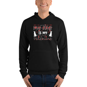 Dog is my Valentine Unisex hoodie