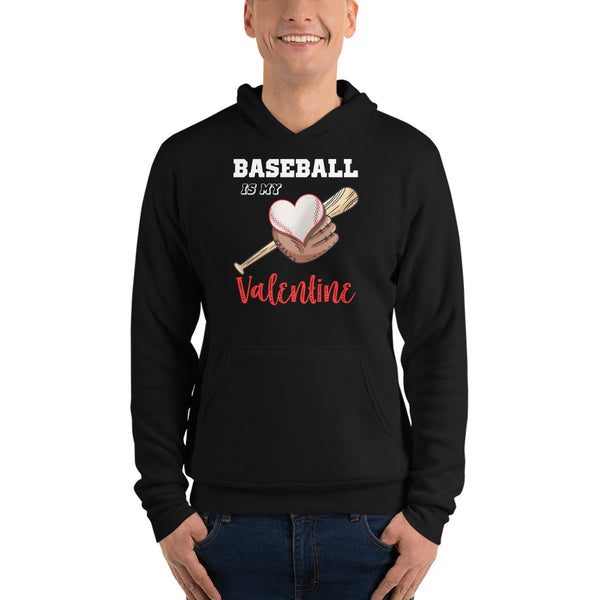 Baseball is my Valentine Unisex hoodie
