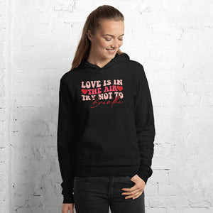 Love is in the Air Unisex hoodie