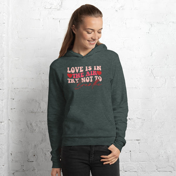 Love is in the Air Unisex hoodie