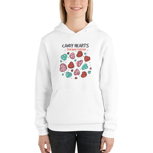 Candy Hearts Unisex hoodie