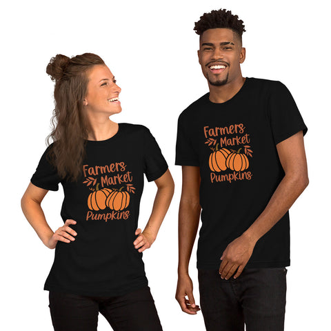 Farmer Market Pumpkins Unisex t-shirt