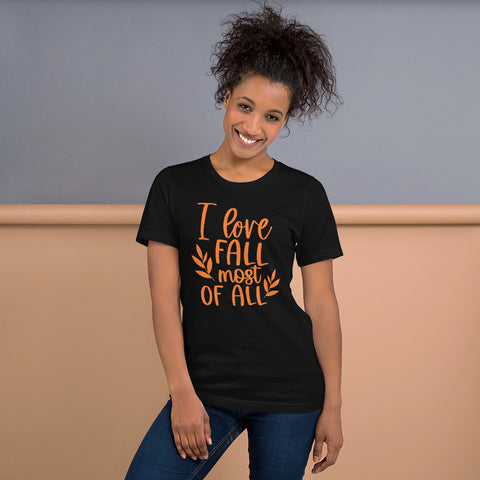 I Love Fall Unisex t-shirt