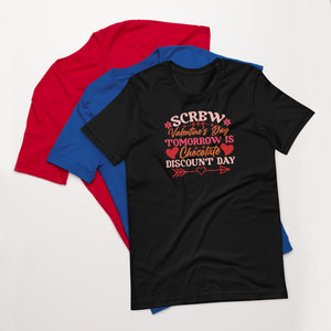 Screw Valentines Day Unisex t-shirt