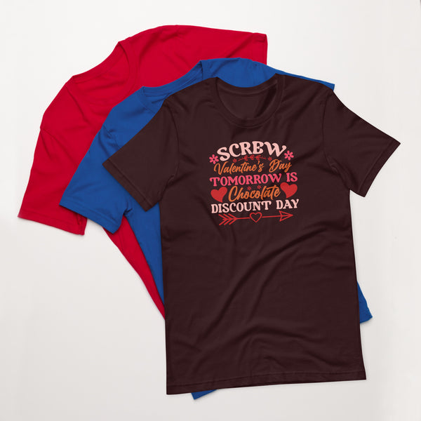 Screw Valentines Day Unisex t-shirt