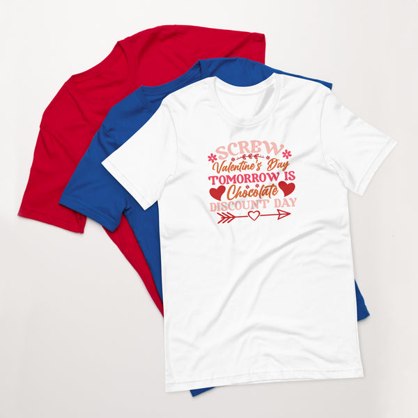 Screw Valentines Day Unisex t-shirt