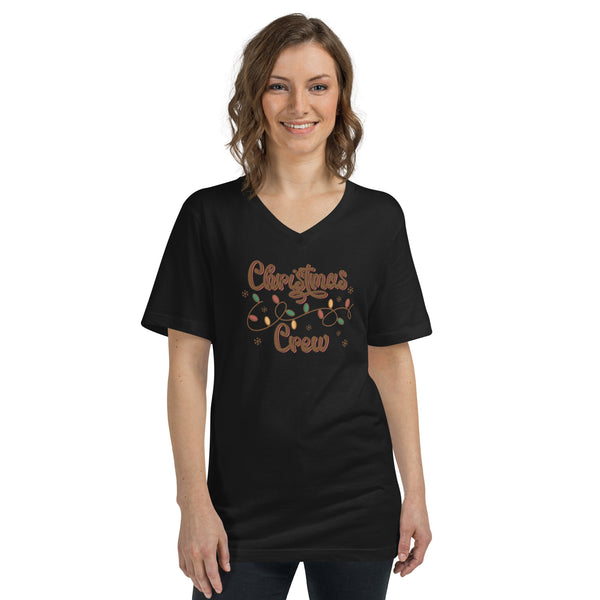 Christmas Crew Unisex Short Sleeve V-Neck T-Shirt