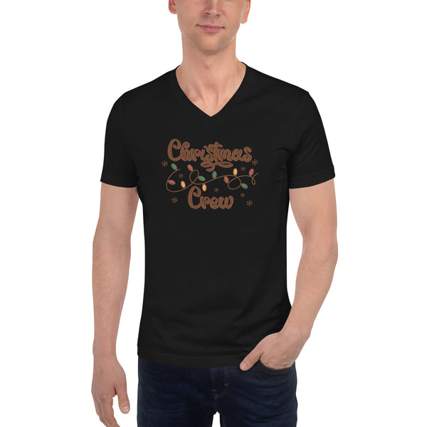 Christmas Crew Unisex Short Sleeve V-Neck T-Shirt