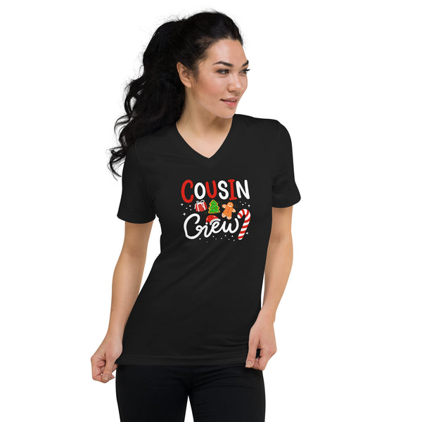 Cousin Crew Unisex Short Sleeve V-Neck T-Shirt