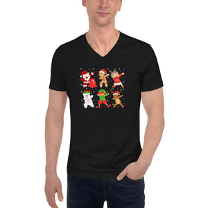 Christmas Unisex Short Sleeve V-Neck T-Shirt