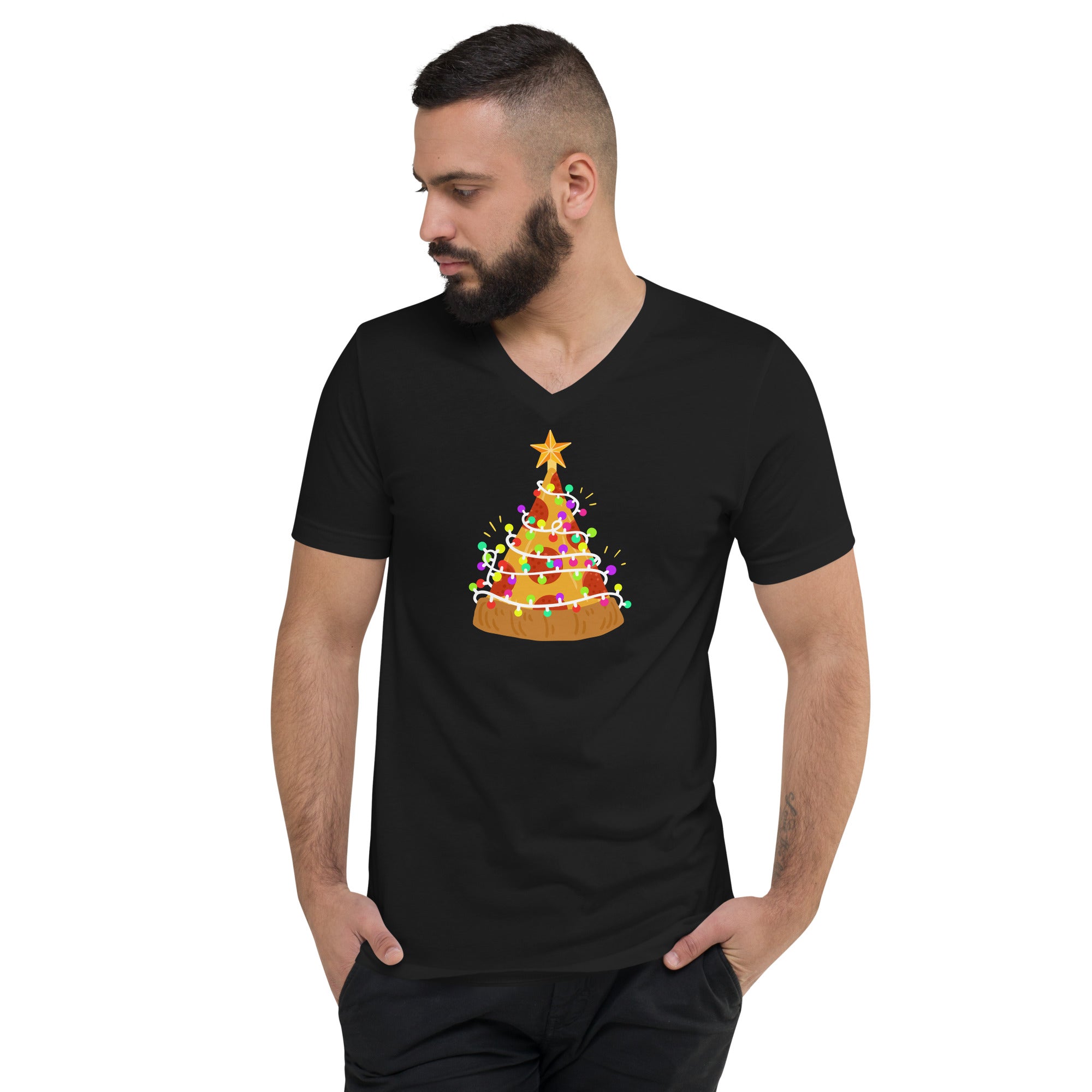 Christmas Unisex Short Sleeve V-Neck T-Shirt