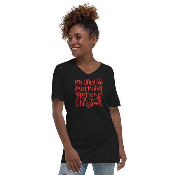 Christmas Unisex Short Sleeve V-Neck T-Shirt