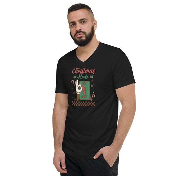 Christmas Mode Unisex Short Sleeve V-Neck T-Shirt