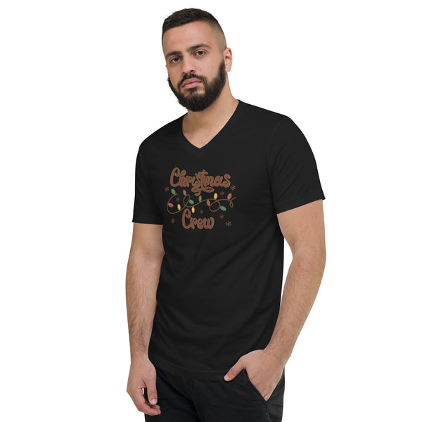 Christmas Crew Unisex Short Sleeve V-Neck T-Shirt