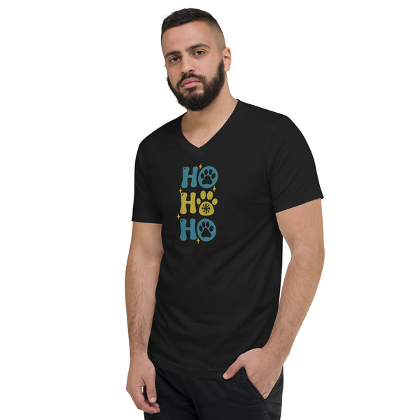 HO HO HO Unisex Short Sleeve V-Neck T-Shirt