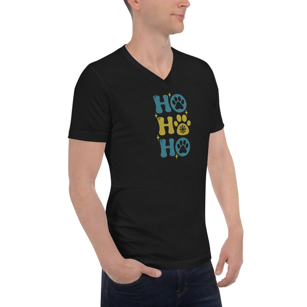 HO HO HO Unisex Short Sleeve V-Neck T-Shirt