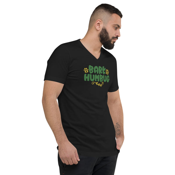 Bark Humbug Unisex Short Sleeve V-Neck T-Shirt