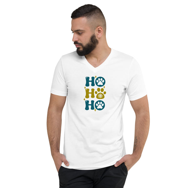 HO HO HO Unisex Short Sleeve V-Neck T-Shirt