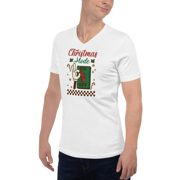 Christmas Mode Unisex Short Sleeve V-Neck T-Shirt