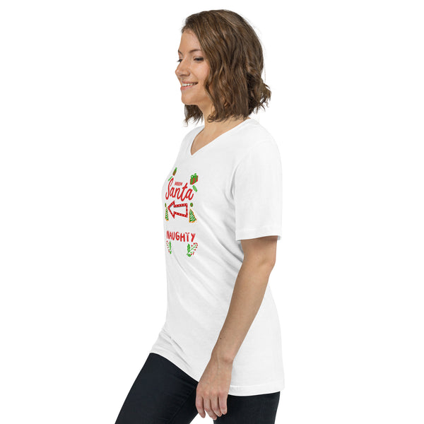 Dear Santa Unisex Short Sleeve V-Neck T-Shirt