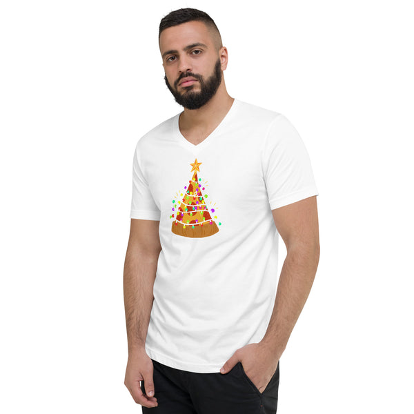 Christmas Unisex Short Sleeve V-Neck T-Shirt