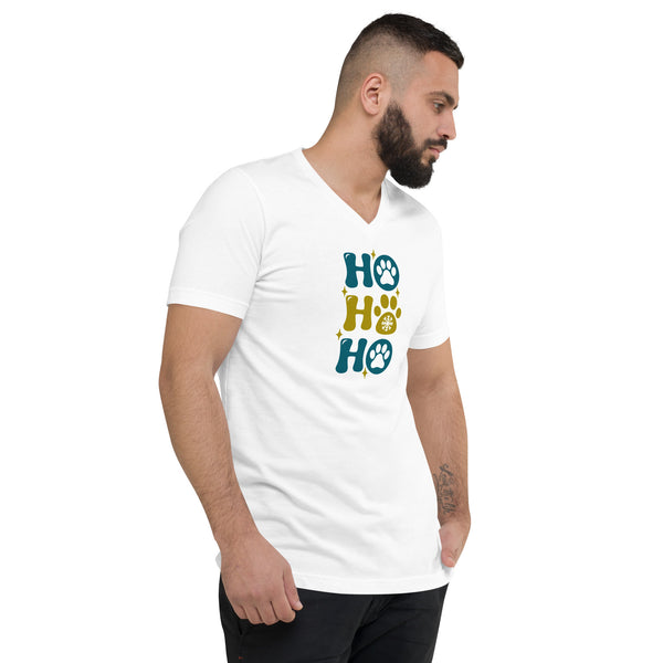 HO HO HO Unisex Short Sleeve V-Neck T-Shirt