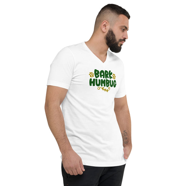 Bark Humbug Unisex Short Sleeve V-Neck T-Shirt