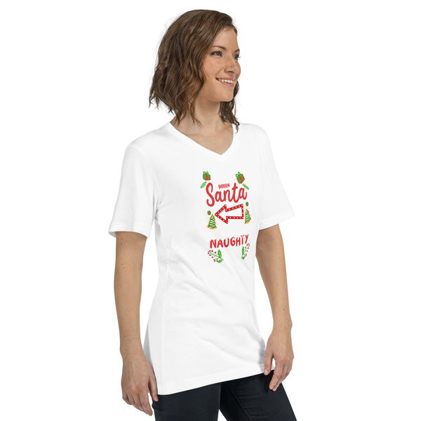 Dear Santa Unisex Short Sleeve V-Neck T-Shirt