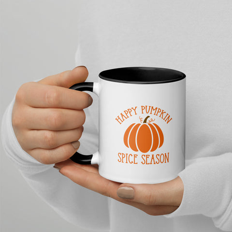 Happy Pumpkin Spice Season Mug with Color Inside