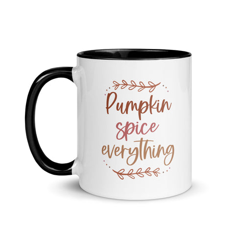 Pumpkin Spice Everything Mug with Color Inside