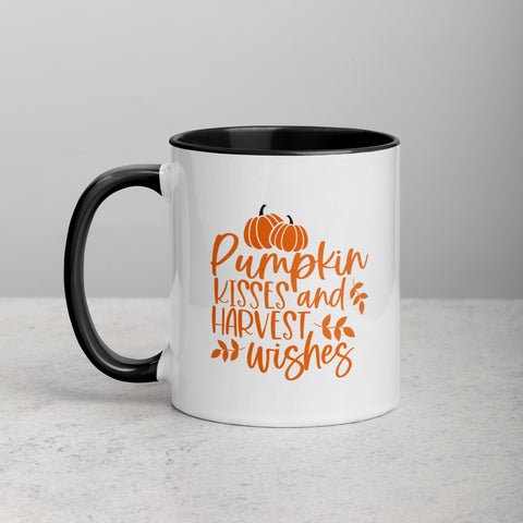 Pumpkin Kisses Mug with Color Inside