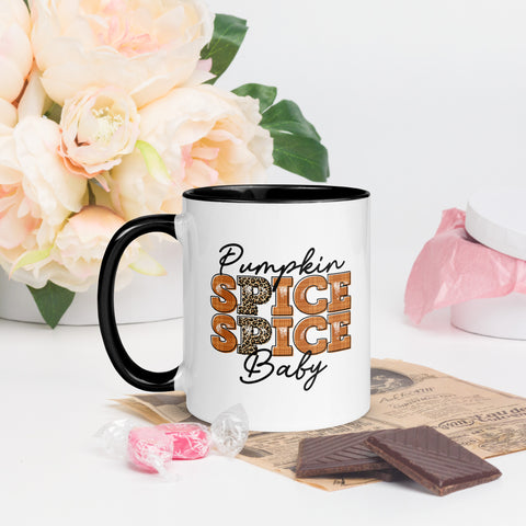 Pumpkin Spice Baby Mug with Color Inside