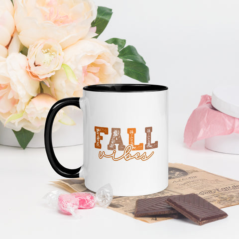 Fall Vibes Mug with Color Inside