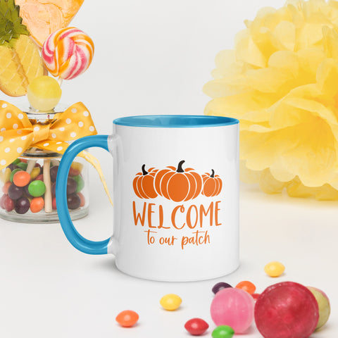 Welcome to our Patch Mug with Color Inside