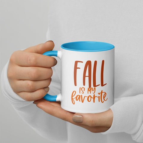 Fall is my Favorite Mug with Color Inside