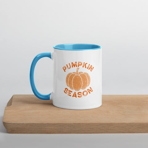 Pumpkin Season Mug with Color Inside