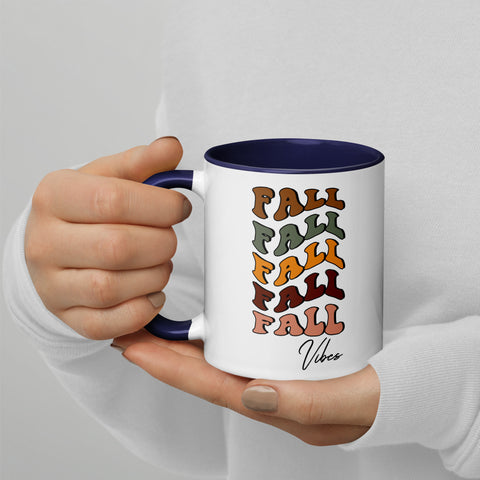 Fall Vibes Mug with Color Inside