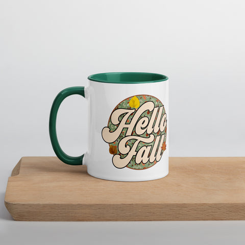 Hello Fall Mug with Color Inside