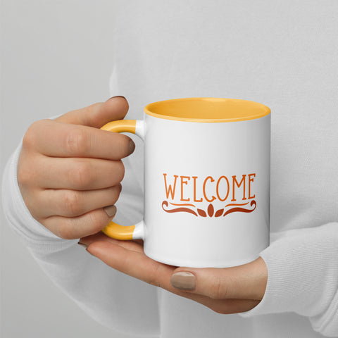 Welcome Mug with Color Inside
