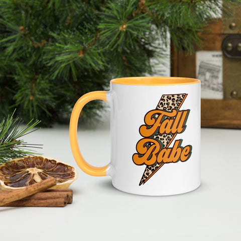 Fall Babe Mug with Color Inside