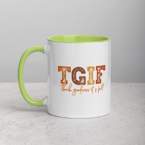 TGIF Mug with Color Inside