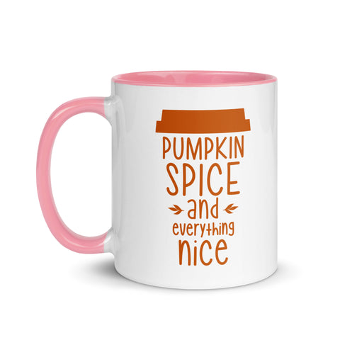 Pumpkin Spice Mug with Color Inside