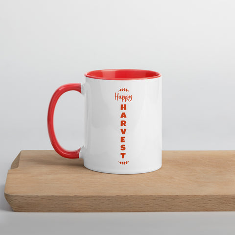 Happy Harvest Mug with Color Inside