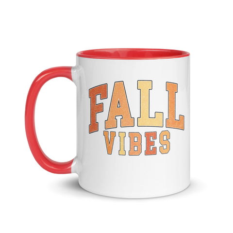 Fall Vibes Mug with Color Inside