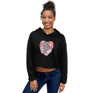 Valentine Crop Hoodie