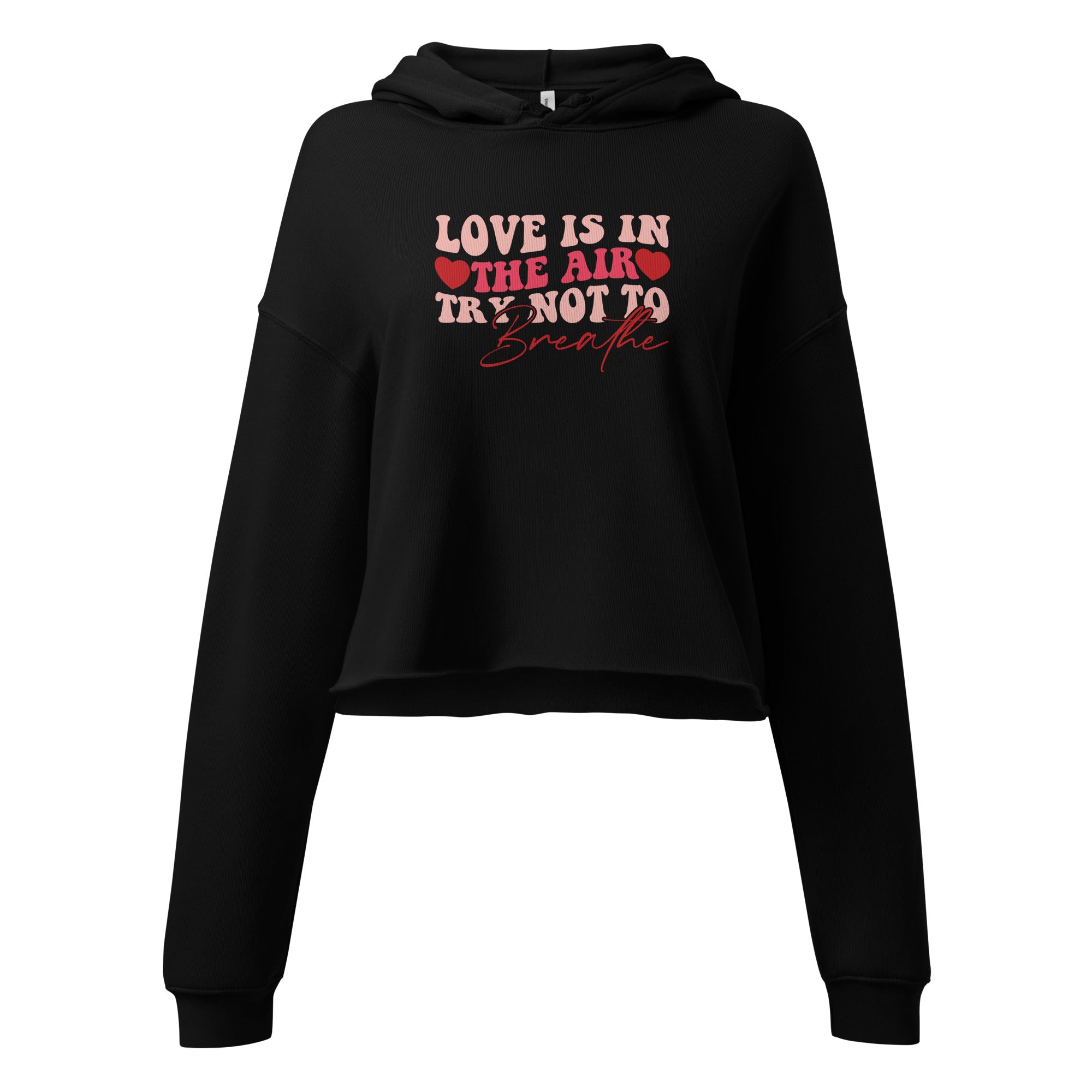 Love is in the Air Crop Hoodie