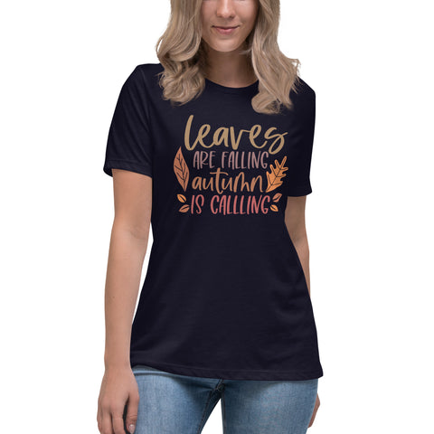 Leaves are Falling Women's Relaxed T-Shirt