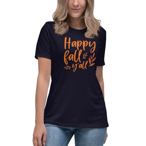 Happy Fall Women's Relaxed T-Shirt