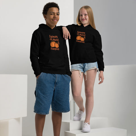 Farmers Market Pumpkins Youth heavy blend hoodie